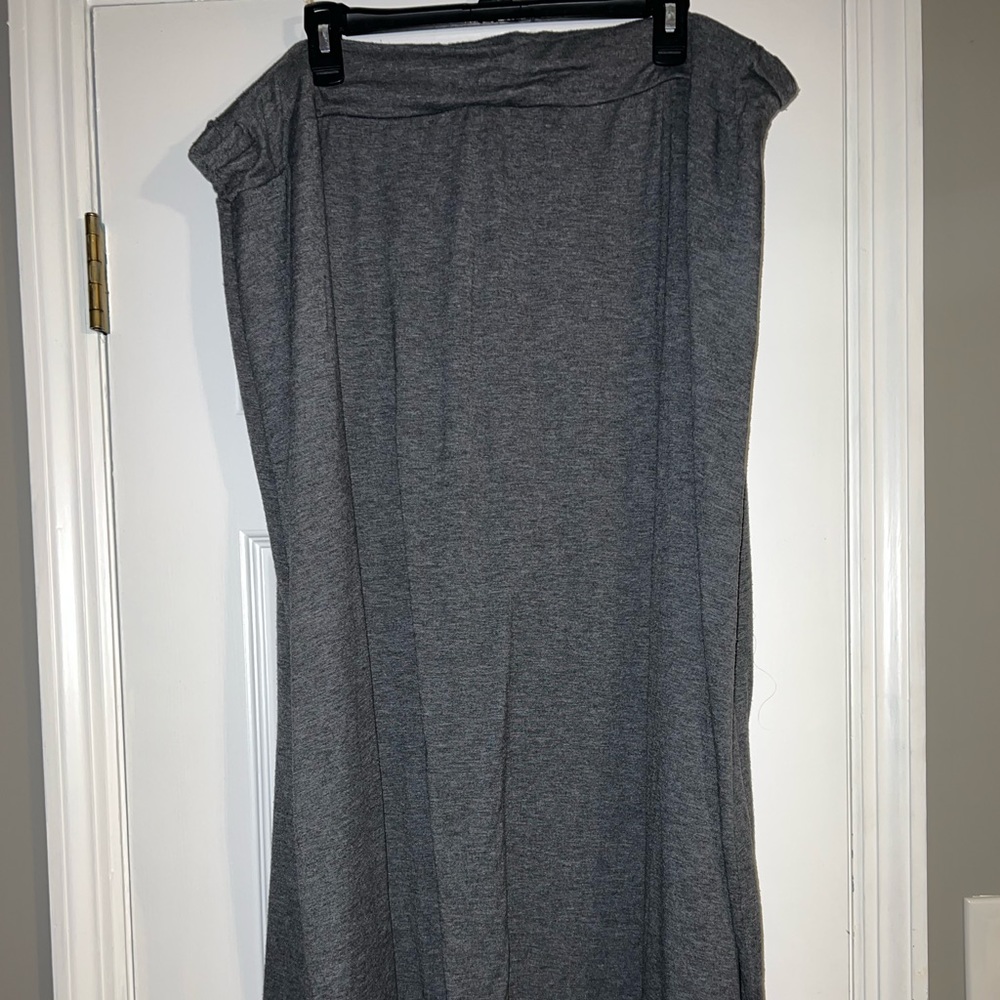 Faded Glory Dark Gray Maxi Skirt